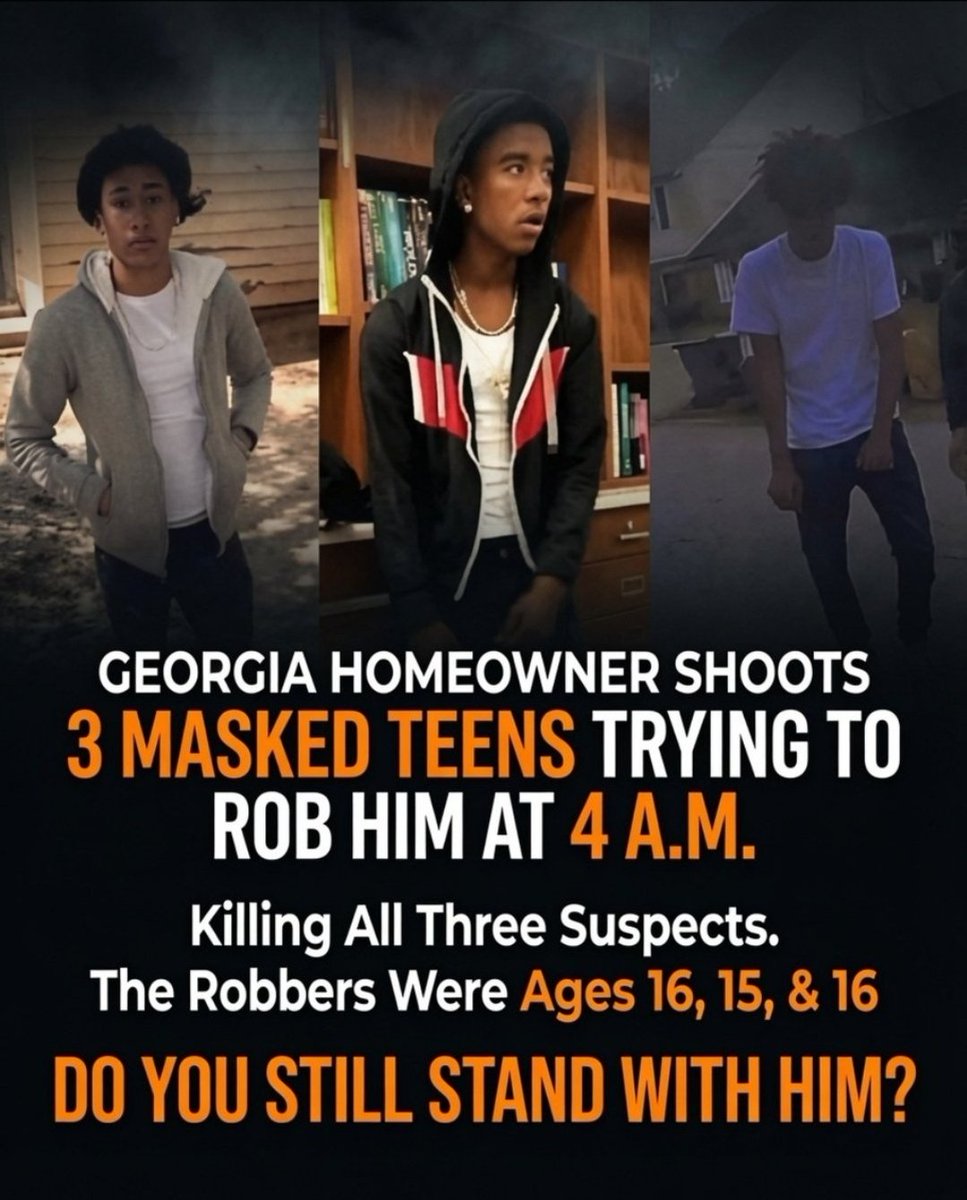Jolie_Miller09's tweet photo. Killing All Three Suspects. The Robbers Were Ages 16, 15, &amp; 16

DO YOU STILL STAND WITH HIM? https://t.co/68mghZH6mr
