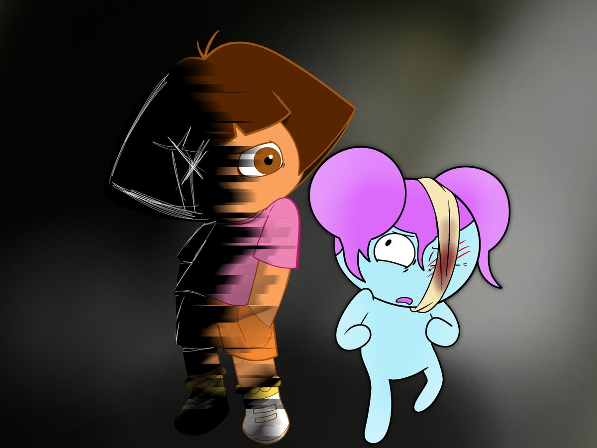 xy_ben_'s tweet photo. #dora #pibby https://t.co/xo7DoJA7Rq
