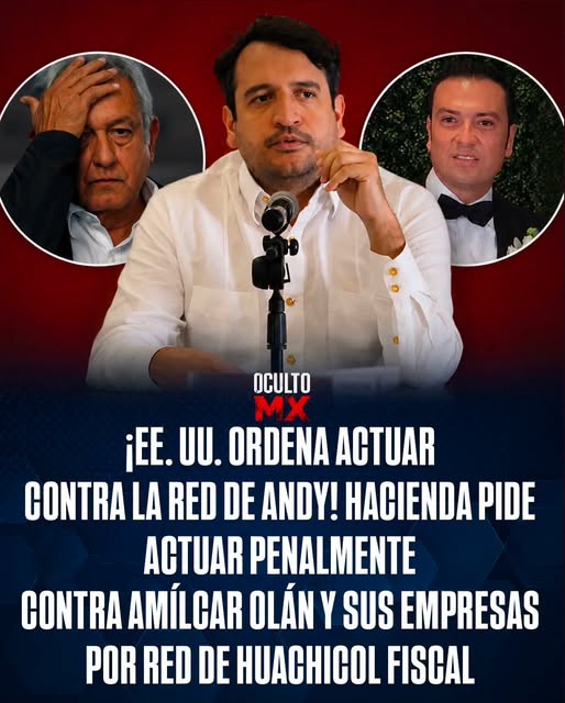jose_anbriz's tweet photo. ¡EL DESFALCO MÁS GRANDE EN LA HISTORIA DE MÉXICO SALE A LA LUZ! 
El saqueo fiscal más grande de la historia mexicana ya no se puede ocultar más.
La orden desde Estados Unidos es clara: cacería contra Andy López Beltrán. 
Al mismo tiempo, el Secretario de Hacienda mexicano no tuvo de otra más que pedirle a la FGR proceder penalmente contra Amílcar Olán, sus prestanombres y la red que rodea a Andy. 
El esquema de huachicol fiscal que montaron rompió todos los récords de corrupción. Quedó demostrado que ningún grupo en el poder había robado tanto, tan rápido y con tanta desfachatez.
Se les terminó el discurso y la impunidad. La justicia internacional aprieta y las fichas empiezan a caer.