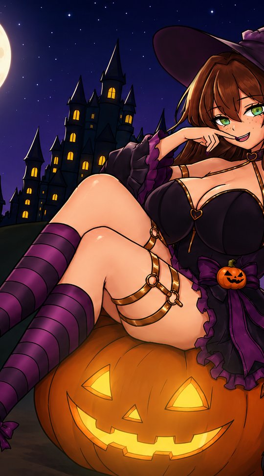 CarmesiBelle's tweet photo. 🎃Spooky season is just around the corner!! Witch Art Done For @//GlogPam ⚚ 🩷 

🎨: @CarmesiBelle ⚚ 🩷  
#Halloween2026 #ENVtuber #twstプラス https://t.co/CXLHqVKtG3