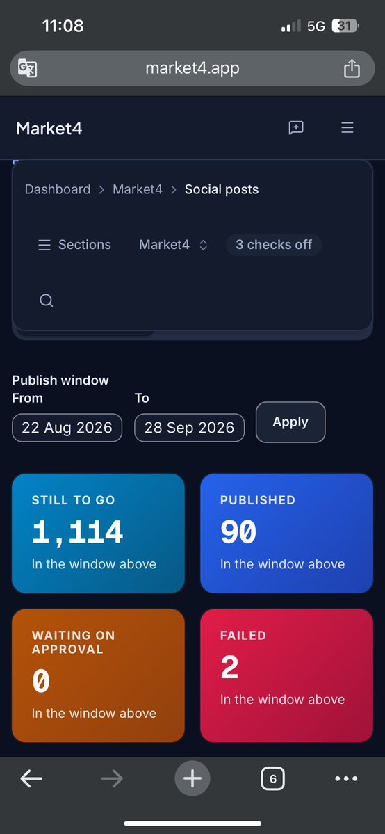 YilmazcimUyar's tweet photo. LET YOUR AGENT RUN YOUR MARKET

I have made an AGENT app that creates new blogs through my GA4 and GSC, Bing, Yandex analytics. And also create images and posts through my social account’s analytics (X, Instagram, Tiktok, etc.)
That’s https://t.co/oB54tPsyTL 
@Market4App 
#SaaS https://t.co/gyr9LR6S3b