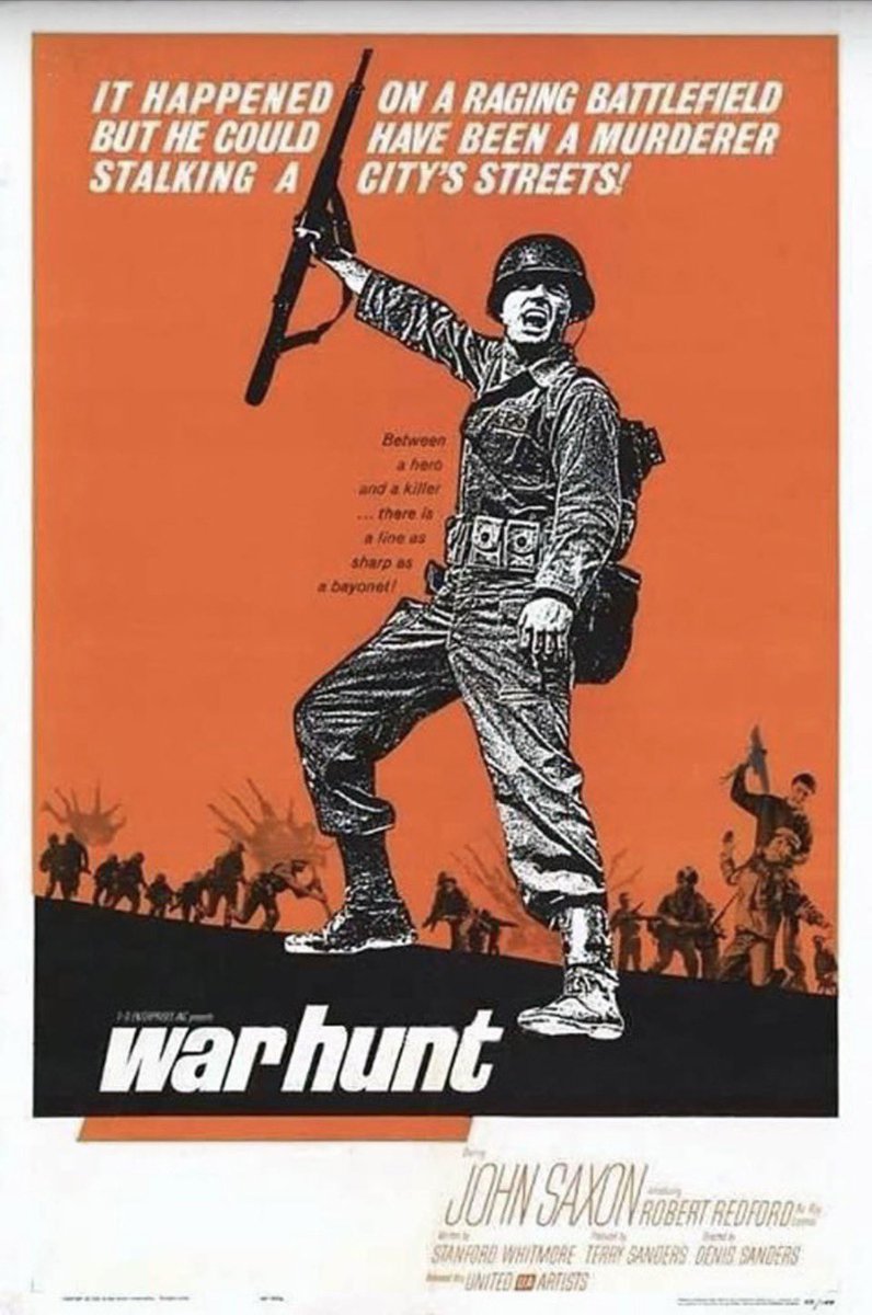 kev_ees's tweet photo. #nowwatching #RobertRedford’s War Hunt is a stark, underrated Korean War drama. Bleak, tense and morally unsettling, it captures the psychological damage of combat and the darkness lurking beneath military camaraderie. A fascinating early glimpse of Redford’s talent. #WarHunt https://t.co/ivmxJrkBn9