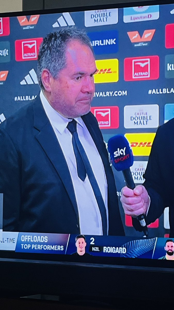 stafnz's tweet photo. Can someone please sort the tie.  We all love Dave but the tie I can’t un-see every week. https://t.co/Mh24ZF4cyN