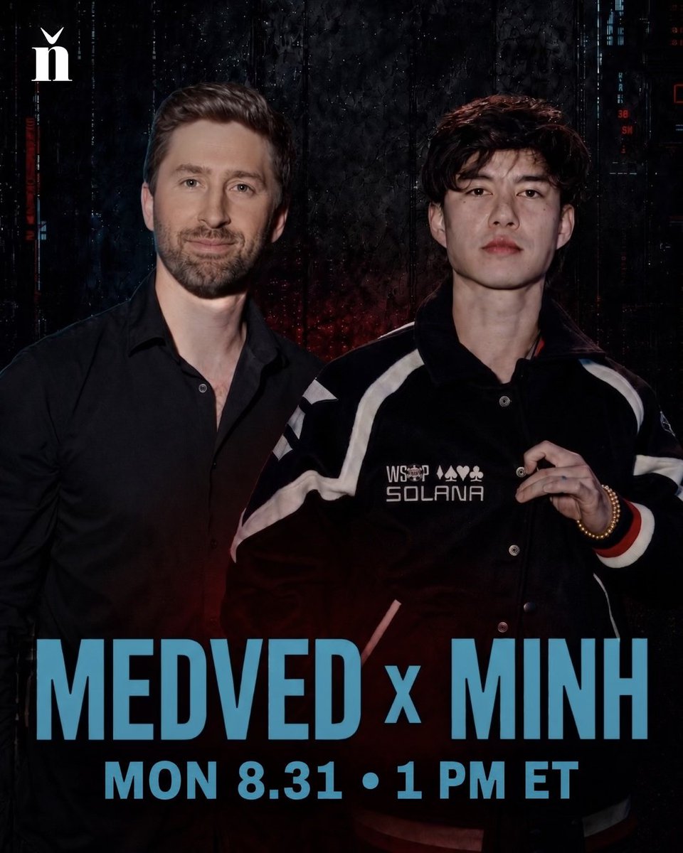 mattmedved's tweet photo. excited to have @MINHxDYNASTY on the stream 

he took a $1K trading challenge to $500K with $CYBERLEEK, then held his ground through the roundtrip

we’re talking come up, content and conviction on Monday https://t.co/Fm666I38sl