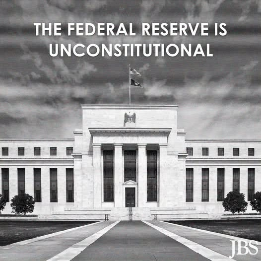 RebornFatboy's tweet photo. Did you know the Federal Reserve is unconstitutional? America must end the Fed and return to sound money.
#Americanism #DefendTheConstitution #ProtectTheConstitution https://t.co/SlXygmFHd5