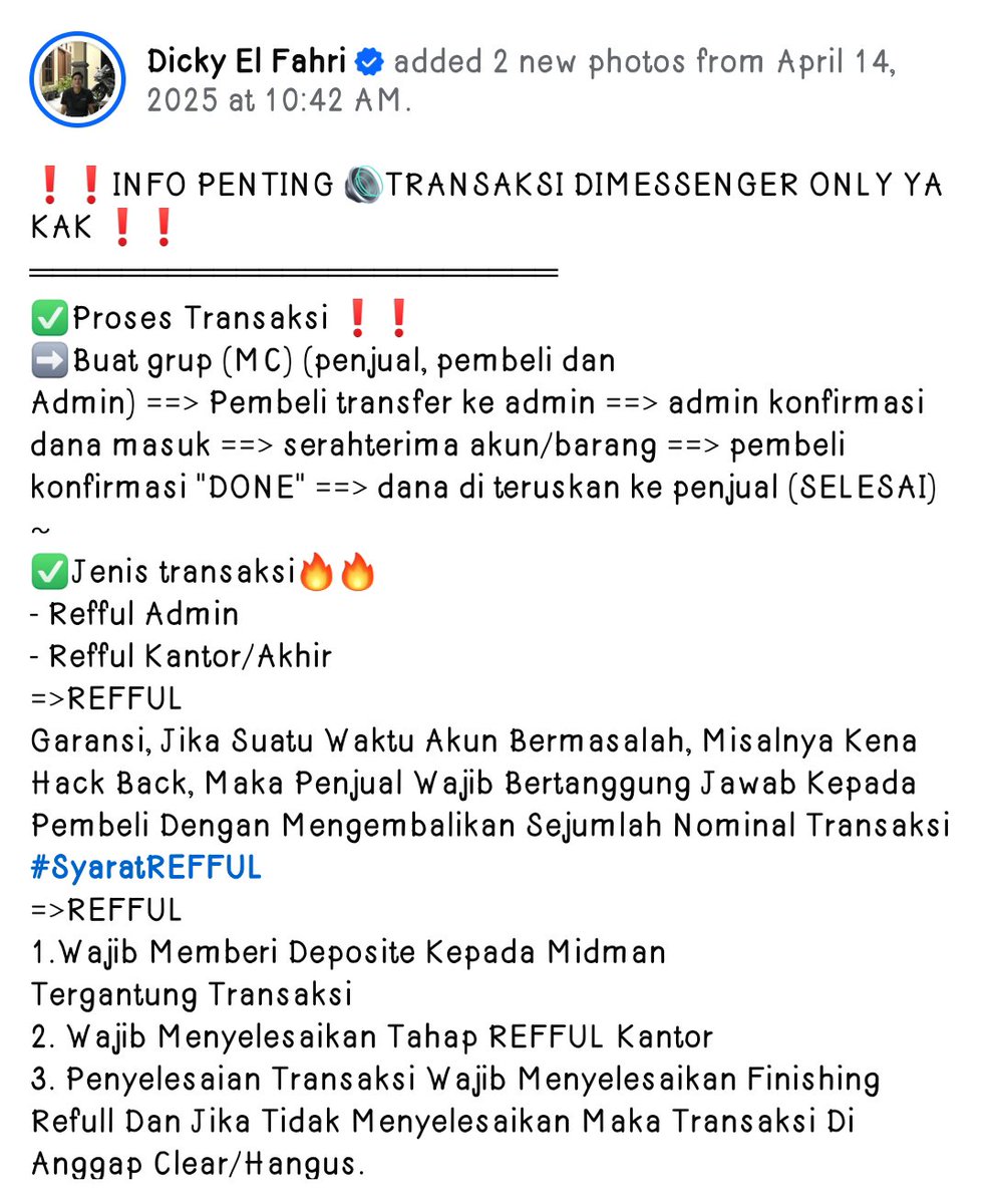 byyorel's tweet photo. ini adalah rules yang dimaksud oleh rekber tersebut. yang bahkan saya sendiri juga baru mengetahui rules ini.

saya mengakui bahwa disini adalah juga termasuk kesalahan saya yang tidak mengecek lebih mendalam. https://t.co/QTCTqgKJhG