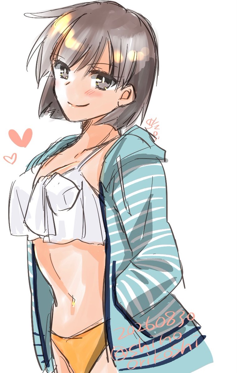 shinoorikoshi's tweet photo. 水着飛龍落書き。 https://t.co/SRb0apWiff