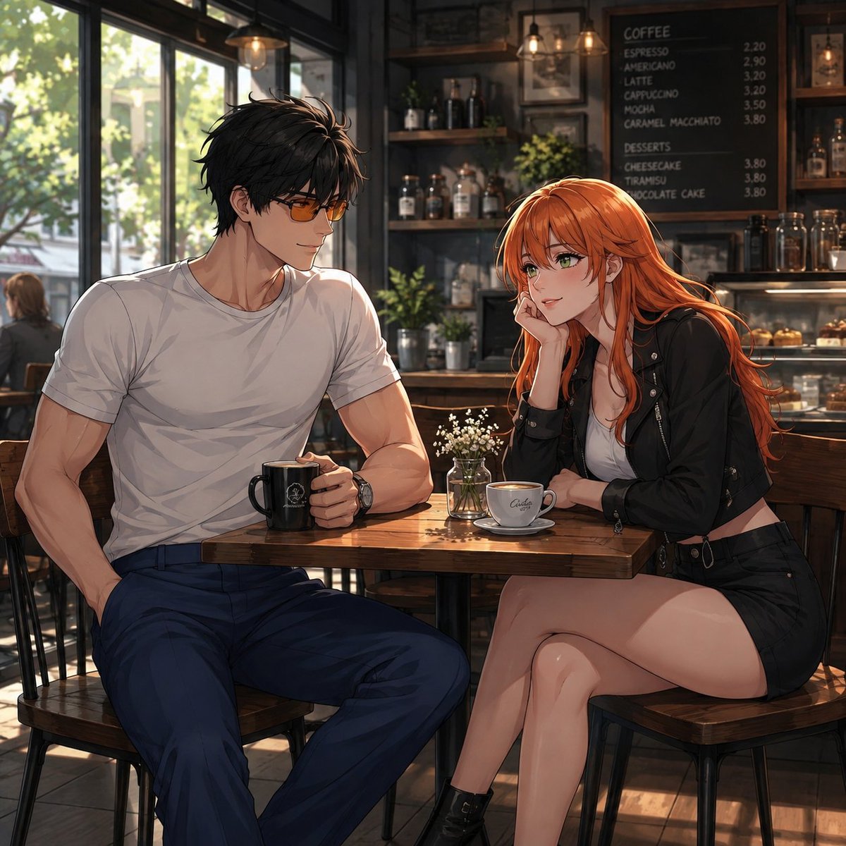 Isaacqz58's tweet photo. #MonoRol 

[ El comienzo del fin ]

Despues de unos días, encontraron por fin el momento perfecto para dar una pequeña salida en el cual comienza con una pequeña charla en una linda cafetería donde el café se siente incluso en el aire es un ambiente muy agradable https://t.co/OP0C9TPLwx
