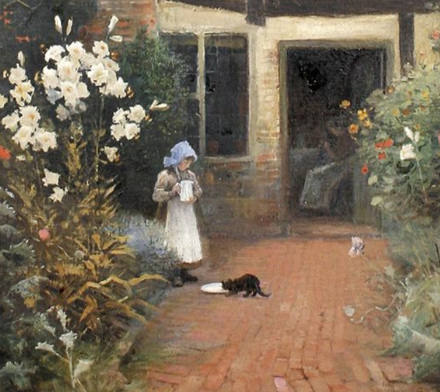 ReflexTestSite's tweet photo. #caturday Arthur Claude Strachan (1865–1938) https://t.co/CsolMFBpkD