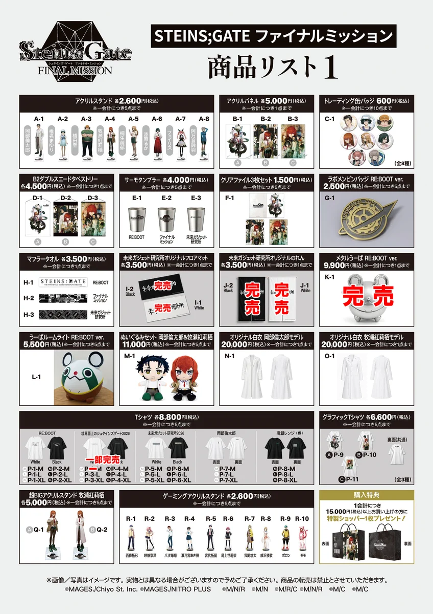 科学アドベンチャーシリーズ公式│「STEINS;GATE RE:BOOT」好評発売中