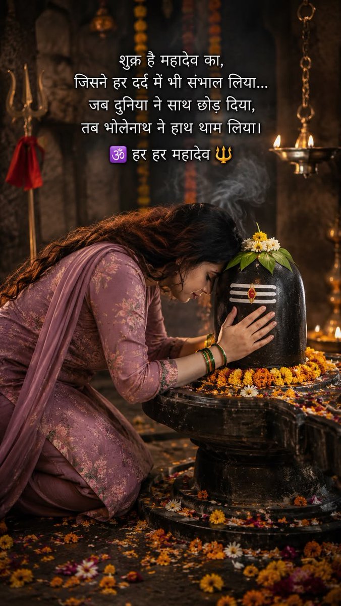 Keshaw151's tweet photo. हे भोलेनाथ! 🔱
बस अपनी कृपा बनाए रखना,

🔱 हर हर महादेव 🔱
🚩 जय श्री महाकाल 🚩

#HarHarMahadev #JaiMahakal #OmNamahShivaya https://t.co/QVKS3HN3mA