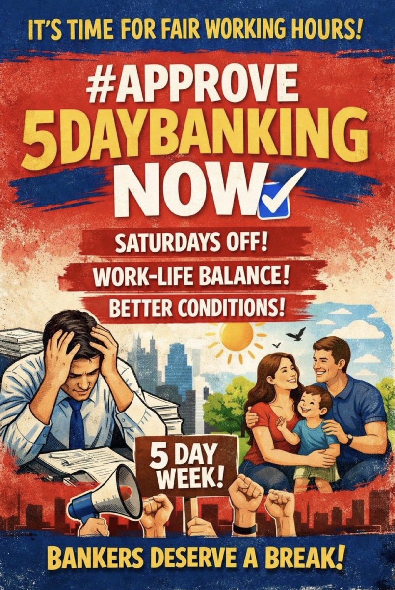 MangeshPinjark2's tweet photo. 🏦 5 DAYS BANKING — OUR RIGHT, OUR DEMAND!
Banks have already secured agreement for 5-day banking. Now it’s time for implementation without further delay.
✊ One demand, one voice — Implement 5 Days Banking &amp; Fair PLI

#5DayWeekandFairPLI 
@nilesh_pawar15 @AshishTekale_ https://t.co/L6zsZG9ict