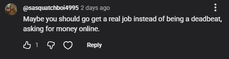 AsterFurball's tweet photo. glad to see the engagement im receiving on my yt shorts. look this guys even spreading the word about my need for money. thanks sasquatchboi4995 https://t.co/86CbAGuYcP