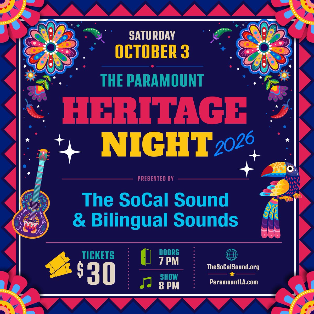 TheSoCalSound's tweet photo. Full lineup and tickets at https://t.co/ojDmOdN0GP! Come celebrate Hispanic Heritage with us! https://t.co/QVGFElmSRj