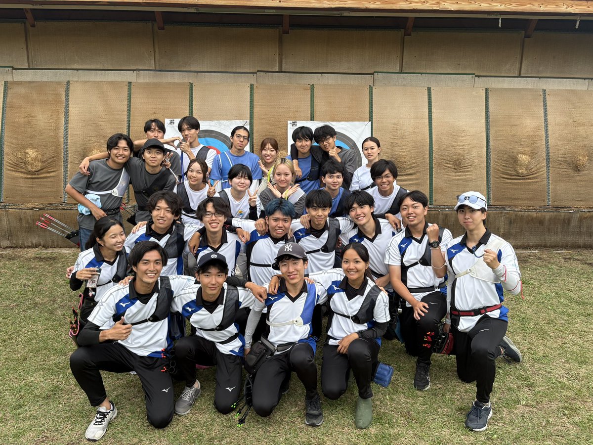 UT_Archery's tweet photo. 8/24-29にかけて長野県のスポーツハイムアルプにて夏合宿が行われました。
一年生にとっては初めての合宿で、天候に恵まれない中であるものの、自己新を達成する部員も多く、実りのある合宿でした。 https://t.co/b4CxXL3RKo