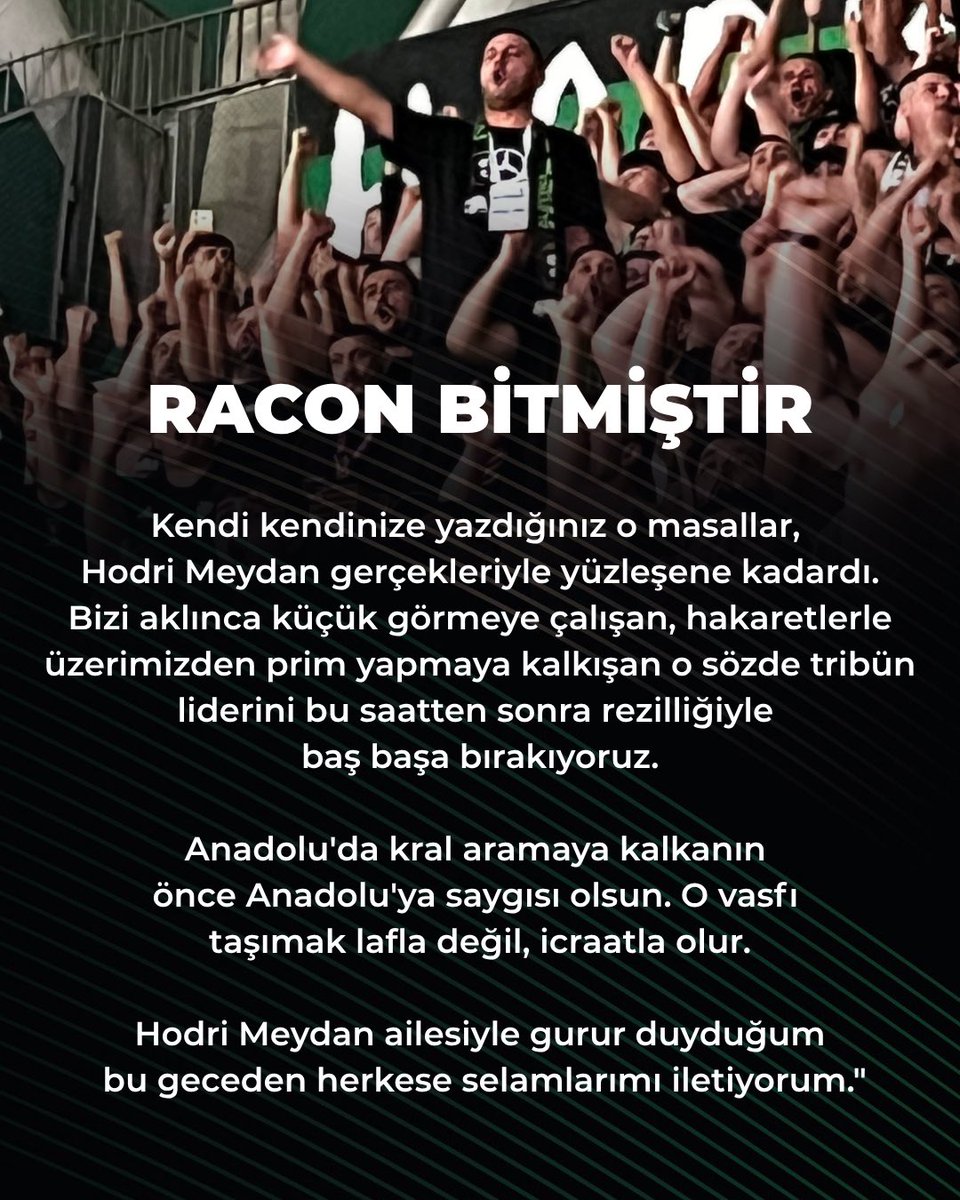 ulasozcan1989's tweet photo. RACON BİTMİŞTİR. https://t.co/rwWrrceNA7