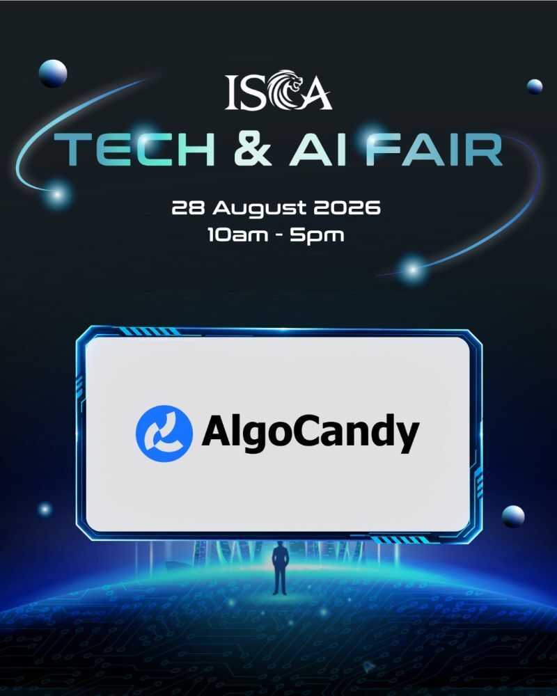 algocandycom's tweet photo. Great connecting with old and new friends at ISCA Tech &amp; AI Fair 2026 on 28 Aug! Thanks for the strong interest in AlgoCandy’s AML solution and for booking a demo. We’ll be in touch next week to show how we simplify AML/CFT compliance for CSPs. #RegTech #AML https://t.co/h727cdeqtR