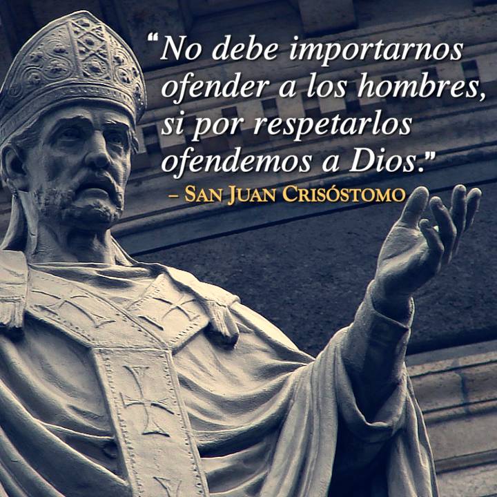 EniorJimenez's tweet photo. "Los judíos no adoran a Dios. La sinagoga es peor que un prostíbulo: es una guarida de demonios. Quien celebra las fiestas judías y se asocia con los asesinos de Cristo, en el juicio, oirá: «Apartaos de Mí, porque habéis tenido comunión con mis asesinos»".

– San Juan Crisóstomo, Patriarca de Constantinopla, Doctor de la Iglesia, la "Boca de Oro", considerado le mejor predicador entre los padres de la Iglesia.