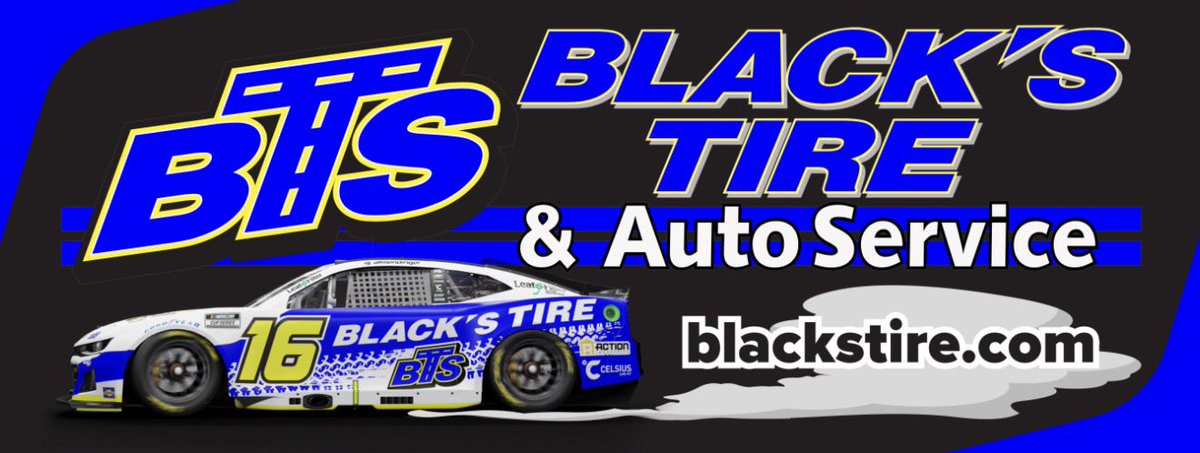 racecar2292's tweet photo. @TooToughToTame—is next week! 🏁 TEAM @BlacksTire family partner dealer and friends @geraldstires are riding with @AJDinger, BTS Rewards fueled by @EliteRewardsHQ. The @KauligRacing No. 16 is ready to bring the heat! 🔥

#NASCAR #Darlington #AJAllmendinger #GeraldsTires #TeamBTS https://t.co/CbQYiFUS3b