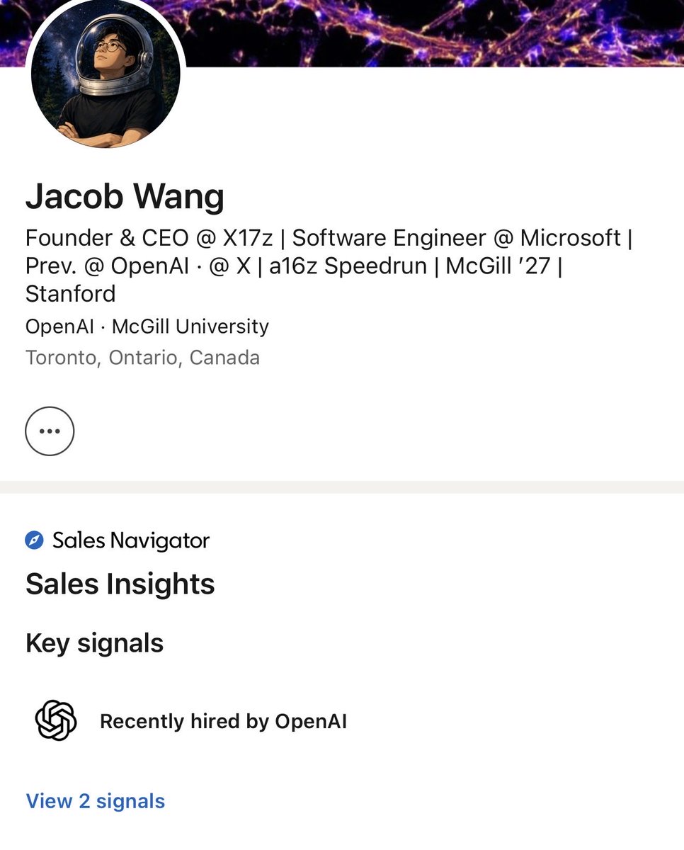 CryptoExpert101's tweet photo. I cannot believe it. He posted ca in his linkedin and works at openai/microsoft and has the most insane github ever!

Next Ai16z ? 

0xf1c66c8d49744067333dbf2ca2ad01aa92b12777

Check fast @theunipcs @MarcellxMarcell @MEADGod @BenTodar @KadunaBull https://t.co/wlNUD9kL2k