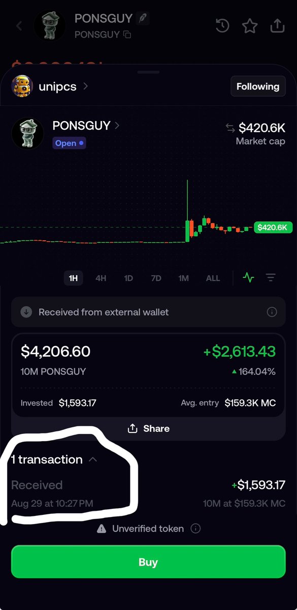 UncCrypt's tweet photo. Also watch out for scammers that create tokens and send to famous traders so copy traders see the tokens in their wallets and think they bought or support the projects. https://t.co/cuHivM2Iii
