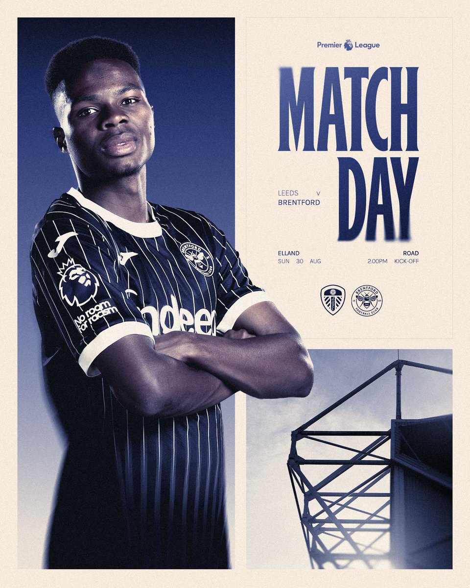 BrentfordFC's tweet photo. On the road today 🐝

Leeds United (A) https://t.co/CDOVKxAKLM