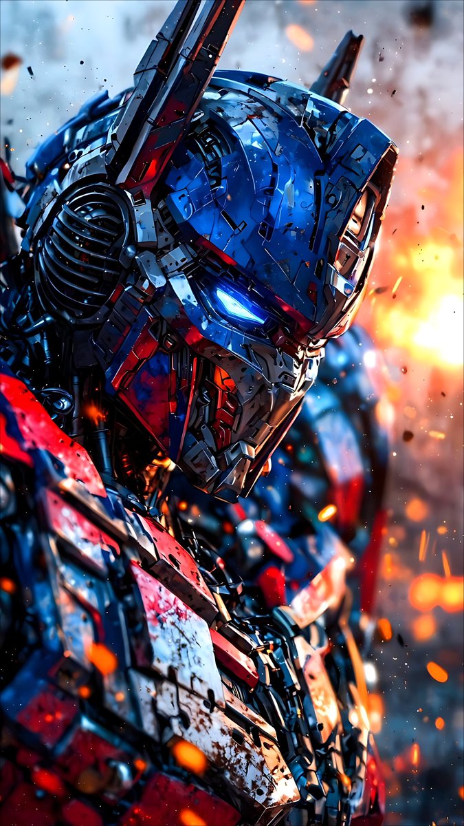 SuperPaddock's tweet photo. Autobots, roll out! 🚛⚡🔥
#OptimusPrime #TransformersArt #AutobotLeader #LockscreenArt #MobileWallpaper #HDArt https://t.co/h8sZnaBPb7