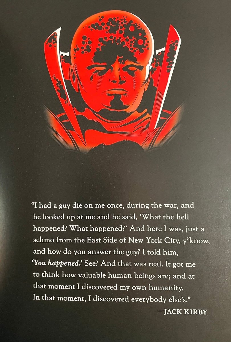 AlecPorBust's tweet photo. Jack Kirby, an absolute one of one 👑 https://t.co/IEKO3f0xPy