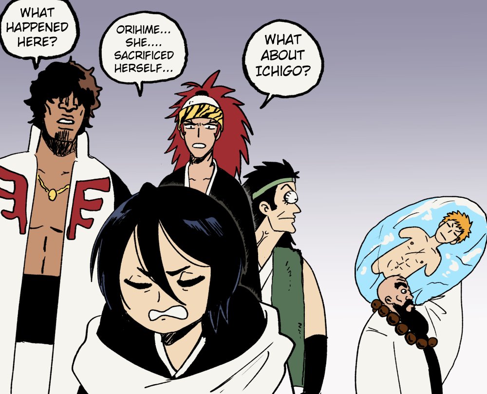 wanderjegson's tweet photo. What no Orihime does to a mf https://t.co/qDqHUzu0B5