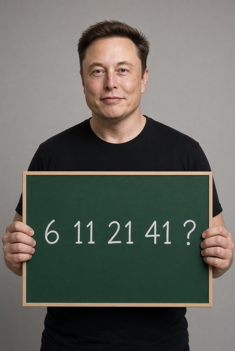 maga4evva's tweet photo. Can you crack this in just 10 seconds? 👽

What’s the next number? https://t.co/ek7UltnTd1