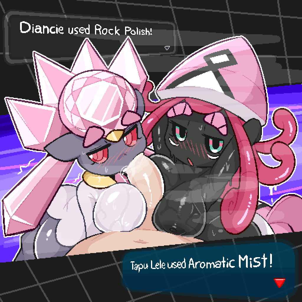 Cisquaa's tweet photo. Tapu Lele and her distant cousin https://t.co/rytRaWKahF