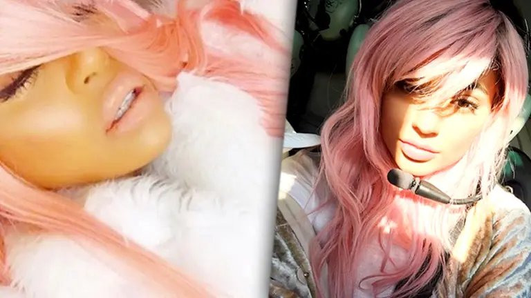 lucieyaymsk's tweet photo. It’s no surprise back in her "King Kylie" era, Kylie was already trying to emulate Tyga's ex-fiancée and the mother of his child, Blac Chyna  anddd Lily Rose Timothée's ex-girlfriend too. https://t.co/JP57YcqsHA