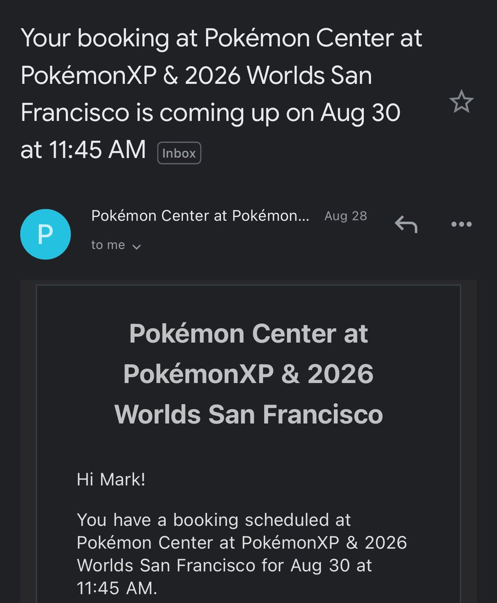 Remarrkable's tweet photo. Looking to trade Pokemon Center reservation for 2 people on Sunday 8/30 at 11:45 am for Pokemon pin rally pins!!! Please comment or DM if interested 😇 https://t.co/V2lYwoDc1v