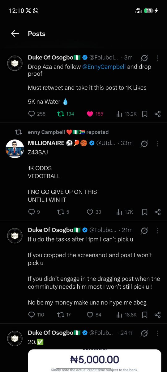flex93694's tweet photo. @FoluboiNg @EnnyCampbell I hope you pick me boss 9112735657 ogidan kayode opay https://t.co/gkvO0OhkRv