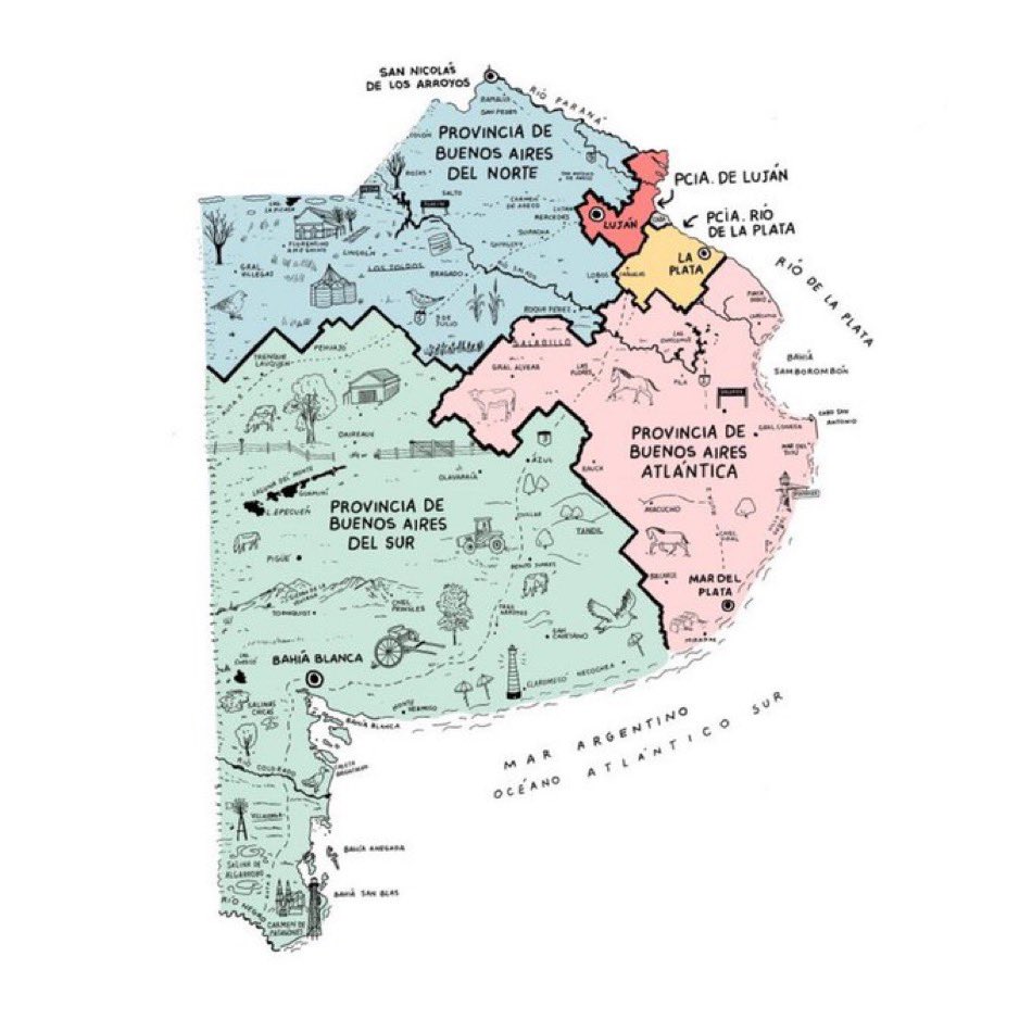Titanfdc's tweet photo. Apoyo cualquier iniciativa que permita que el interior de la Provincia deje de compartir territorio y financiamiento con el Conurbano.

De hecho, habría que separar la provincia. https://t.co/sz9mPSa4Um