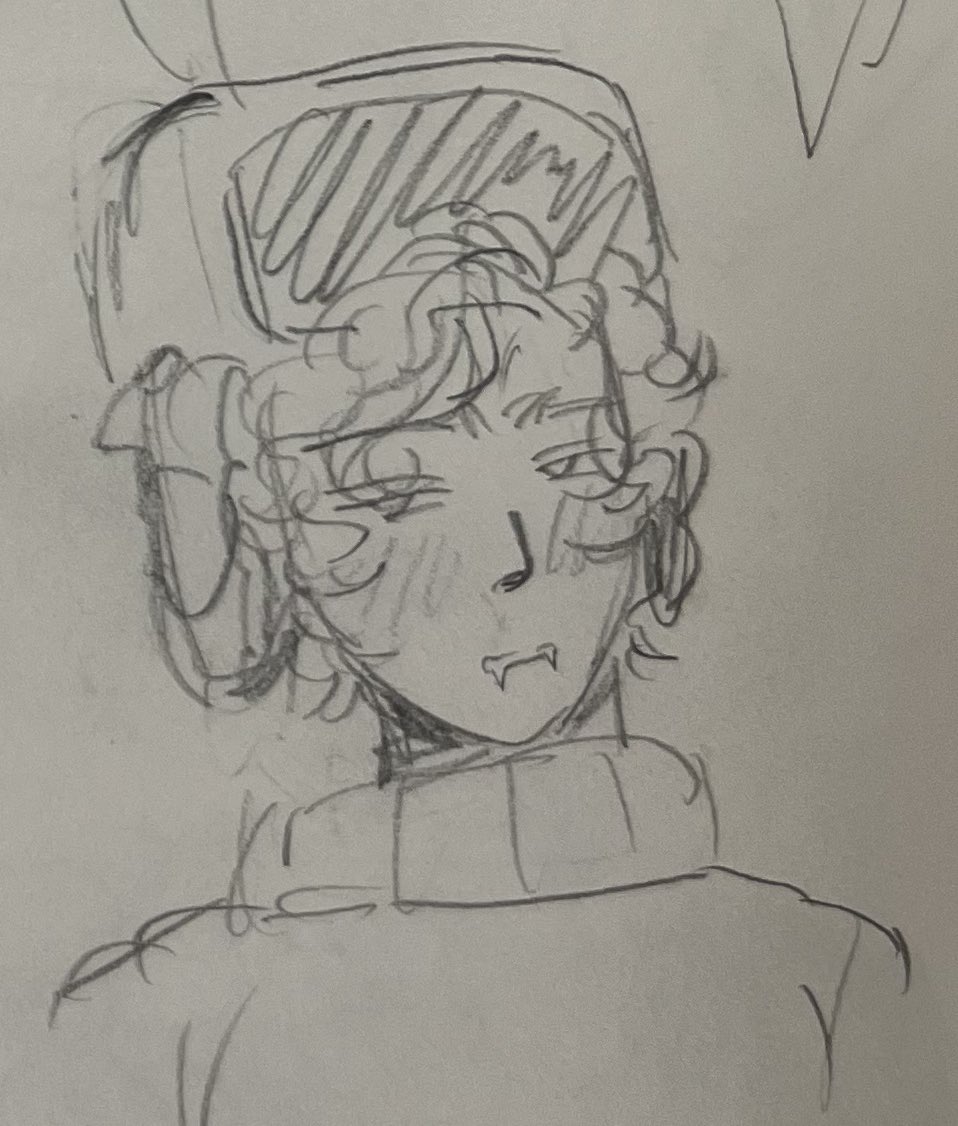 h0peeeeee1's tweet photo. a few sketches of vampire Kyle (inspired after reading bloodlust.. #kyman…) I did in class on Friday…… experimenting with his hairstyle https://t.co/gB4quIkdUw