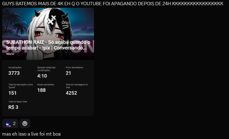NiixS2_'s tweet photo. SUBATHON RAIZ FOI RESENHA E MT OBG A TDS <3333 https://t.co/3smfPViWLQ
