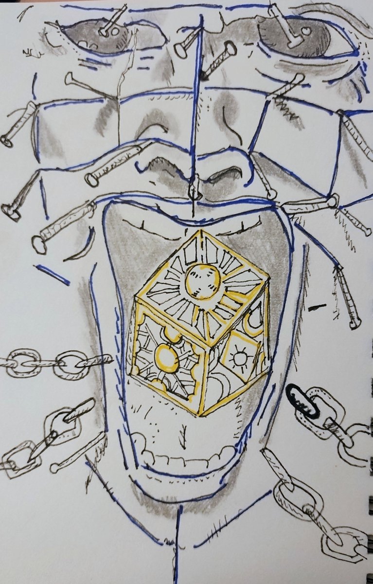 SovelJeremy's tweet photo. #Hellraiser doodle i did yesterday https://t.co/7vZ1EEB3bv