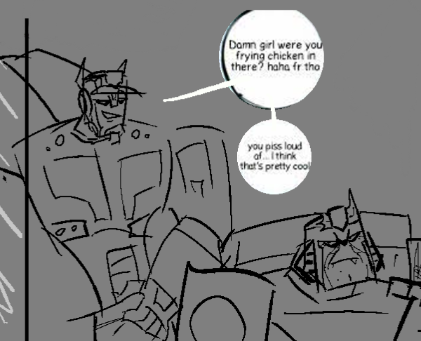 Zedortoo's tweet photo. Can we permanently ban Optimus from the retirement home omfg https://t.co/yTezrrkhAt