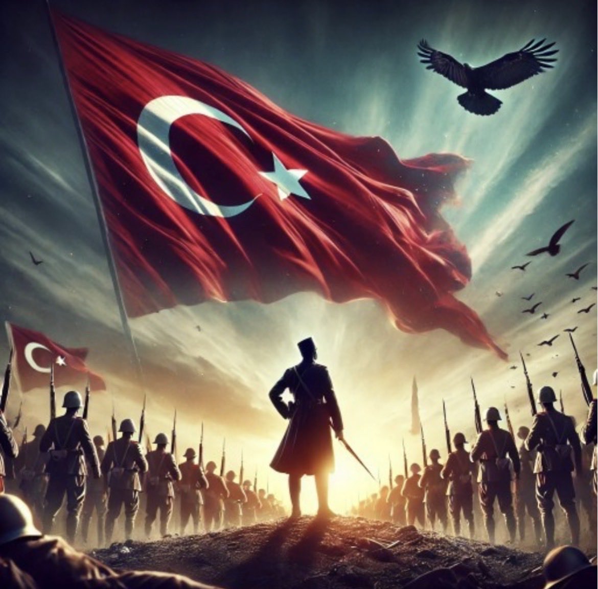 CeyloBala's tweet photo. “Bir milletin ruhu zaptolunmadıkça,
Bir milletin azim ve iradesi kırılmadıkça, o millete hakim olmanın imkânı yoktur.

Hâlbuki asırların yarattığı milli bir ruha,kuvvetli ve daimi bir milli irâdeye hiçbir kuvvet karşı koyamaz.”

-Gazi Mustafa Kemâl ATATÜRK

(30 Ağustos 1924)

#30AgustosZaferBayramı  🇹🇷