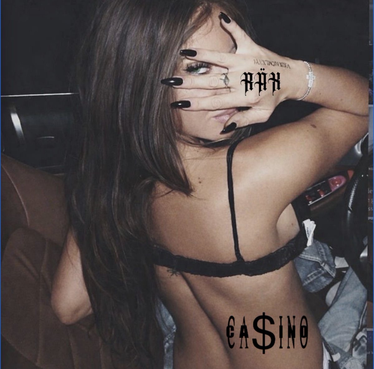 TheTeamMcRae's tweet photo. RÄX reveals the back cover of 
“CA$INO” out October 16th �� https://t.co/Z4kNs7ezST