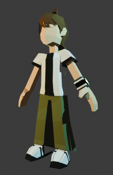 Gumbalder's tweet photo. Low Poly Ben 10 WIP

#WIPㅤ #Ben10 #b3d #Blender3D https://t.co/w19U6oma7U