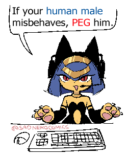 sadnekocomics's tweet photo. sekhmet streaming and talking about her husband
#hmofa https://t.co/bsWVZQWnRU