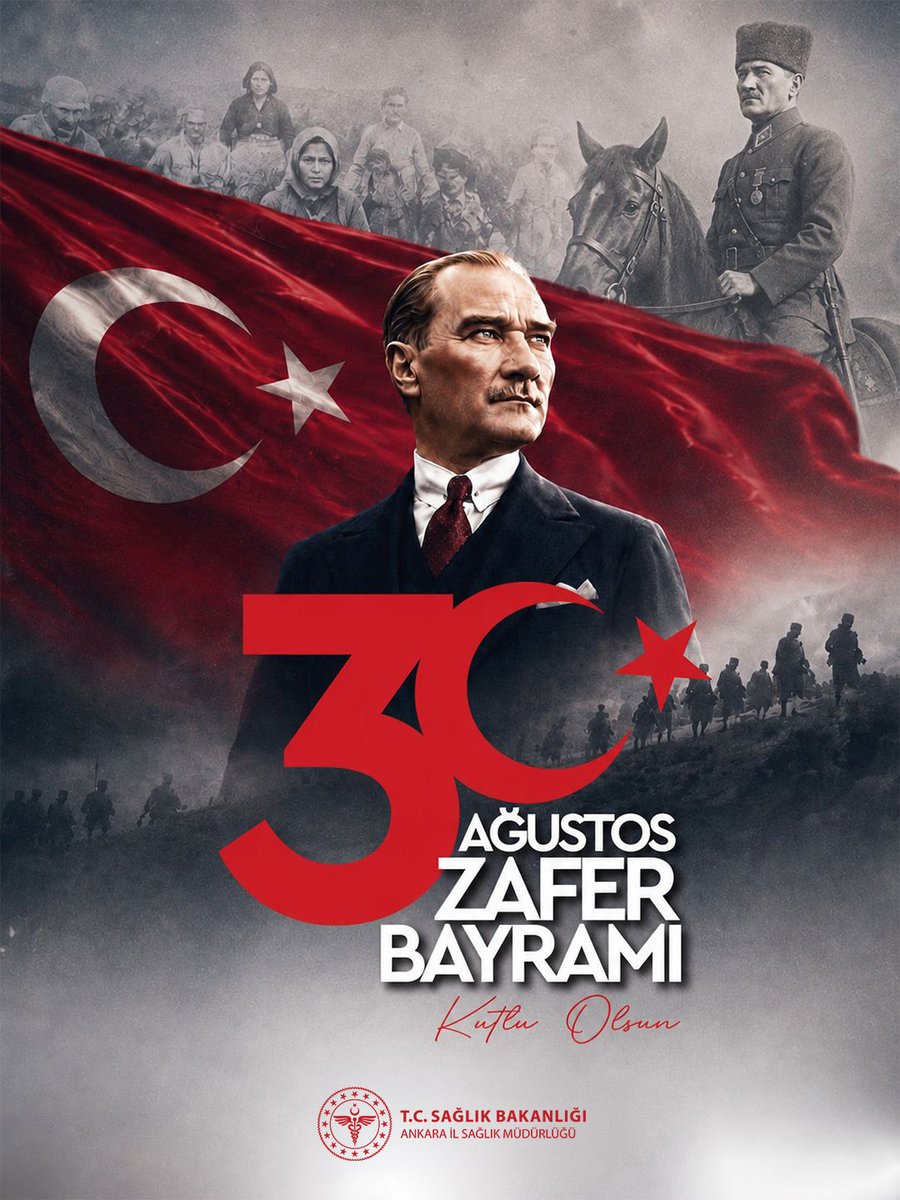 SincanAdsh's tweet photo. Mazisi kahramanlıklarla dolu aziz milletimizin 30 Ağustos Zafer Bayramı kutlu olsun! 🇹🇷

#30AğustosZaferBayramı https://t.co/JWHuqYGTYb