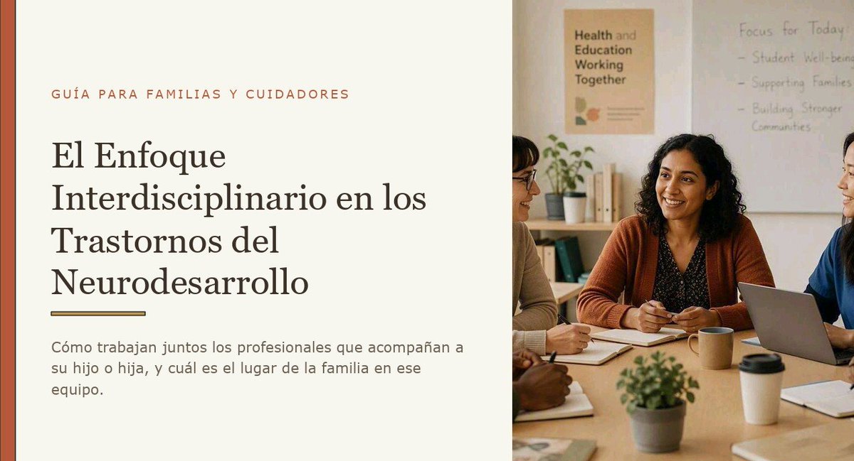 ConecAdhd's tweet photo. 🧠 ¿Por qué una sola mirada no basta en los TND?
​Sin un enfoque interdisciplinario corremos riesgo de diagnósticos tardíos y familias agotadas.
🔹 Meta común
🔹 Lenguaje compartido
🔹 Decisiones conjuntas
​ La familia es parte del equipo y sus observaciones 💙🧡✨
​ #TND https://t.co/JiMVXpKG7W