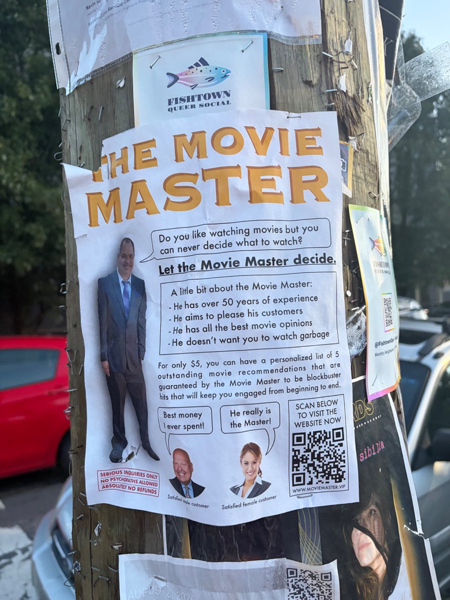 johnsemley3000's tweet photo. great business idea for film twitter types. https://t.co/aQrwQ9xbCJ