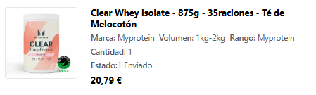 SainzElYT's tweet photo. ¿!Como puede haber subido tanto myprotein en un año?! https://t.co/msOPlAtHBY