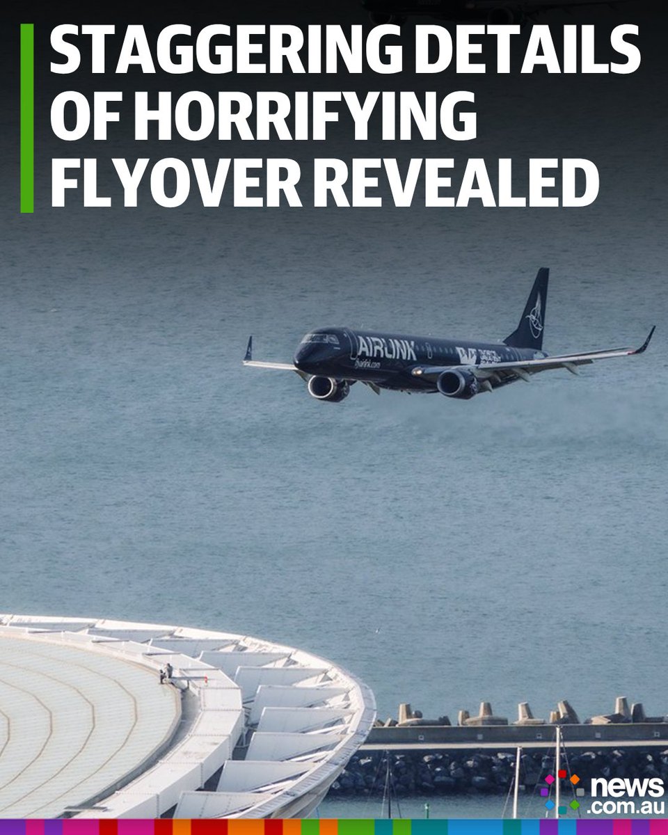 newscomauHQ's tweet photo. Mind-blowing details of just how close the plane came to the stadium has been revealed. Full story: https://t.co/ohjzYChEmM https://t.co/rekNSdeg8s