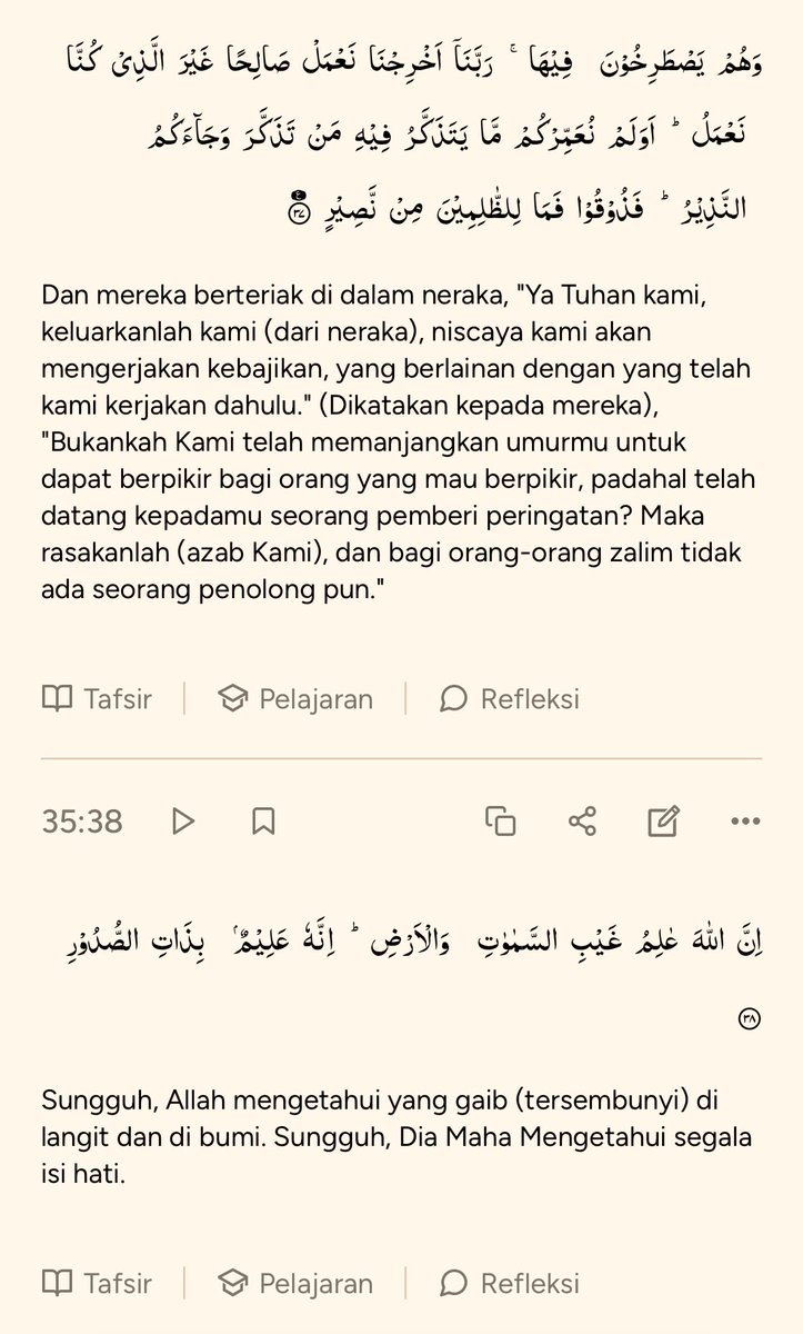 fluoxetan's tweet photo. manusia bisa sesombong ini demi validasi internet, padahal azab neraka jahanam itu pedih sekali. Rasulullah yang dijamin masuk surga aja masih berdoa memohon perlindungan dari api neraka. 

api di dunia baru satu bagian dari 70 bagian panasnya api neraka. penghuninya dibelenggu, dirantai, diseret dan dipukul pakai gada-gada besi. setiap kali kulit mereka hangus, Allah ganti lagi dengan kulit yang baru so they can keep feeling the punishment. makanan dan minumannya mendidih, isi perut mereka hancur when they consume it. pakaian mereka dari api, dan kepala mereka disiram air mendidih, yang menghancurkan isi perut dan kulit. bahkan orang dengan the lightest punishment di neraka digambarkan memakai sandal dari api yang membuat otaknya mendidih. that is the lightest punishment. 

bayangin disiksa terus, every second, wishing you could just die so it would stop, but death will never come. dan bagi mereka yang kekal di dalamnya, keadaan itu terus berlangsung selamanya, sungguh bakal jadi kerugian dan penyesalan yang gak ada ujungnya