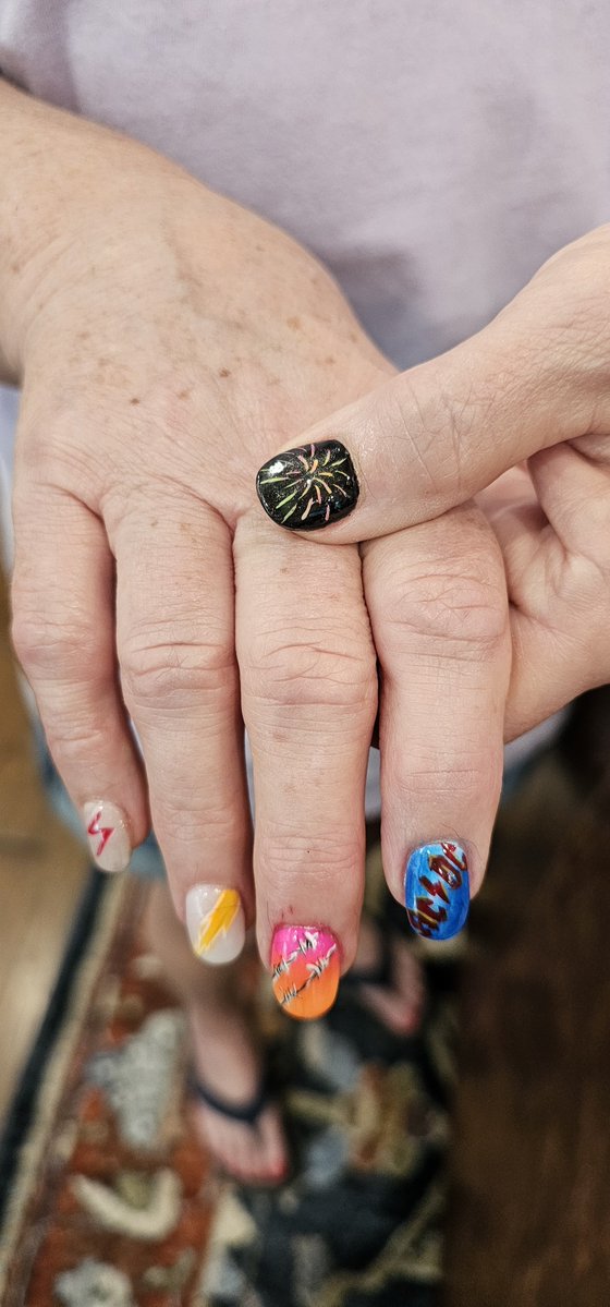richhebert's tweet photo. Coming to Houston Monday. My wife got her nails done in yalls album covers! Can't wait!
@acdc https://t.co/PJ5wGn3OTW